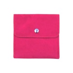 Πουγκί φάκελος βελούδινο φουξ 8x8 - P004