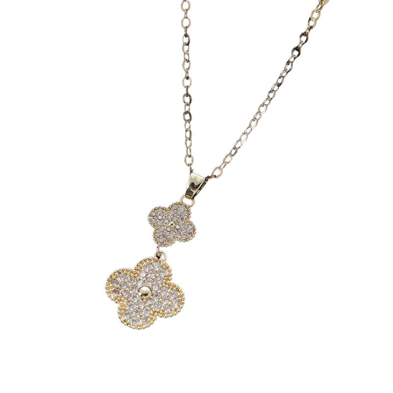 Photoroom_20240907_151043 Κολιέ ατσάλινο με Zircon και κυκλικούς σταυρούς - NE119 - Image 1