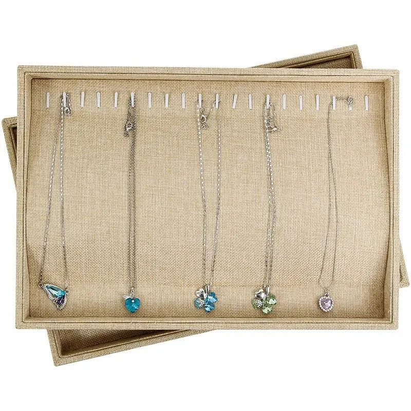 Simple-Style-Solid-Color-Solid-Wood-Jewelry-Rack_jpg Κασετίνα για κολιέ και βραχιόλια ψάθα - P039 - Image 1