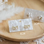 Καρτελάκι σκουλαρικιών ακρυλικό 3x6  1τμχ - P024 - Image 2