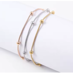 Βραχιόλι ατσάλι με 3 διαφορετικά χρώματα-BR243 - Image 4