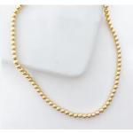 Κολιέ επιχρυσωμένο ατσάλι απλό -NE065 - Image 2