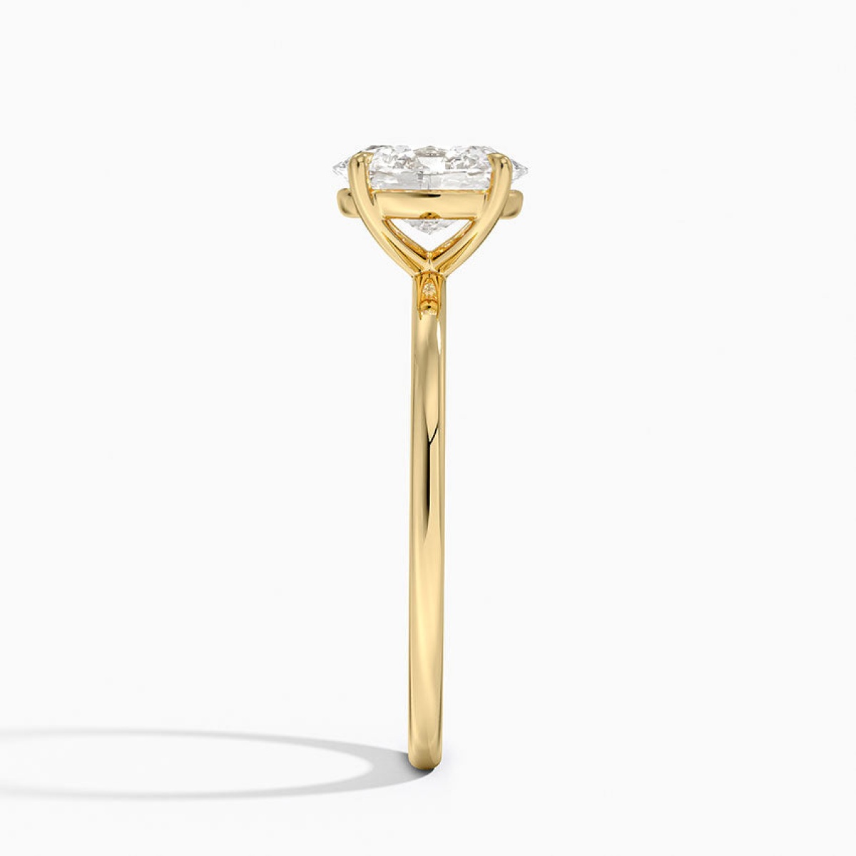 Δαχτυλίδι με χρυσό band και κεντρικό οβάλ zircon - R046 - Image 2
