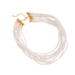 Κολιέ με πολλές σειρές πέρλας-NE470