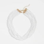 Κολιέ με πολλές σειρές πέρλας-NE470 - Image 2