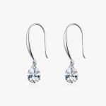[NewProduct] - Σκουλαρίκια ασήμι S925 με σταγόνα zircon-EA556
