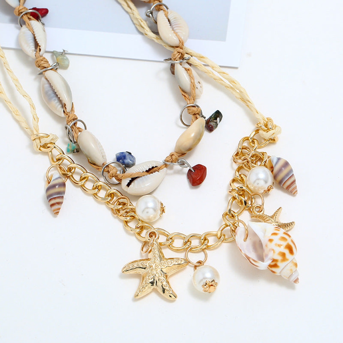 [NewProduct] - Κολιέ με καλοκαιρινά στοιχεία - ne095 - Image 2