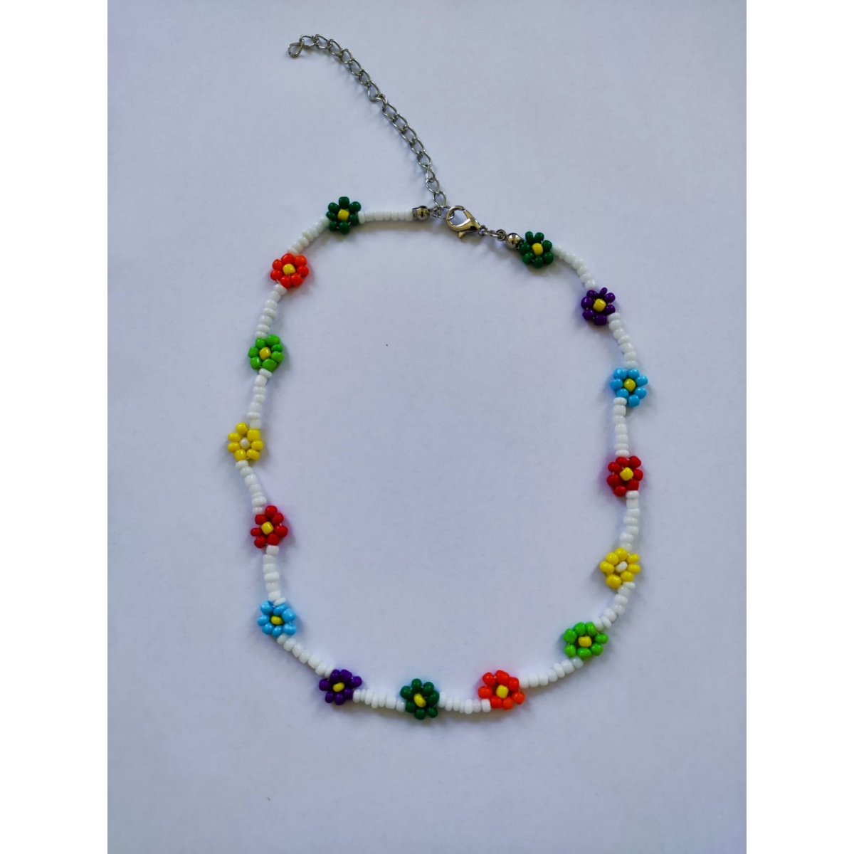 [NewProduct] - Κολιέ με μαργαρίτες - NE460 - Image 1