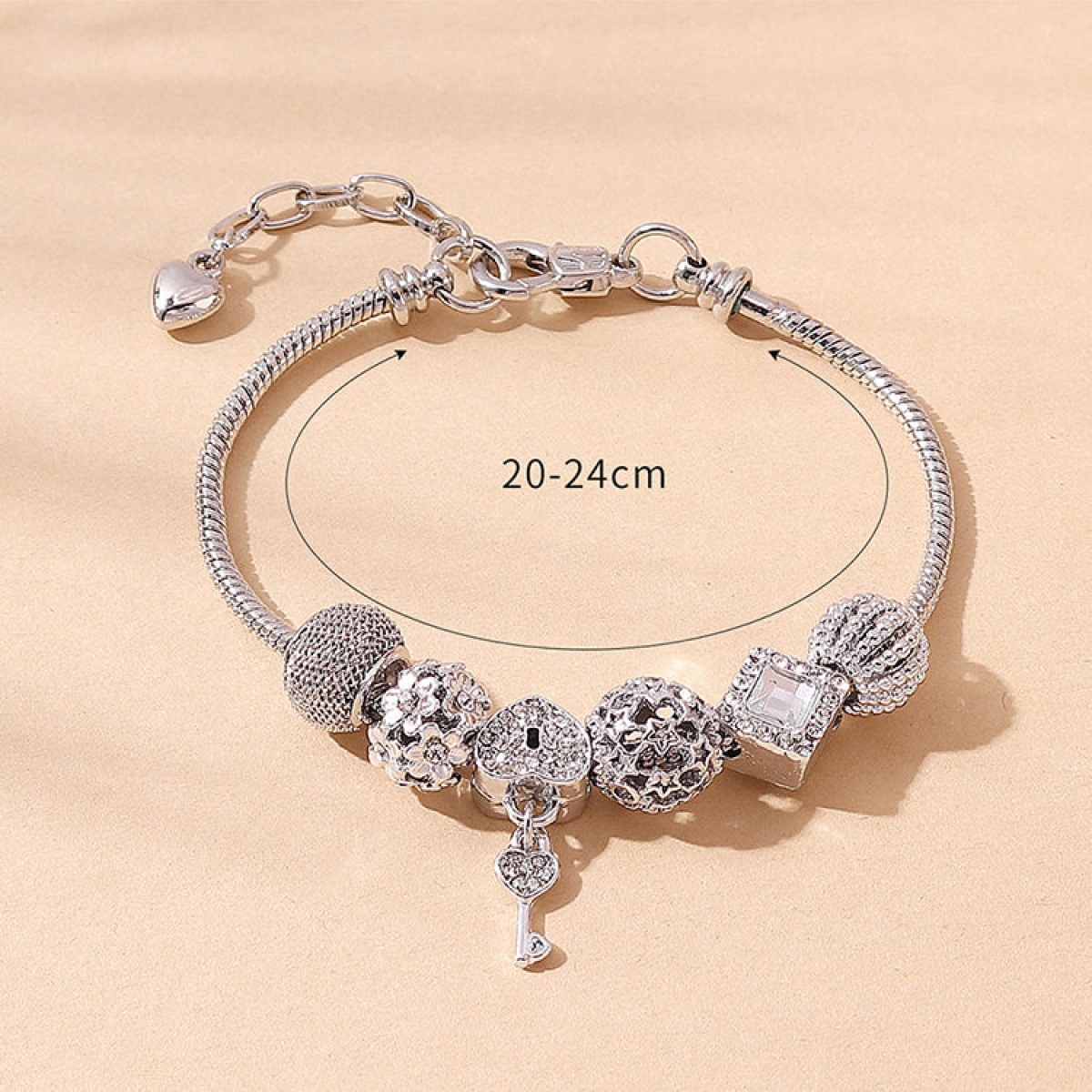[NewProduct] - Βραχιόλι ασημί bangle - BR119 - Image 4
