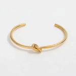 [NewProduct] - Βραχιόλι ατσάλινο χρυσό - BR173 - Image 3