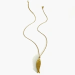 [NewProduct] - Κολιέ χρυσό ατσάλι ψαράκι-NE456 - Image 2